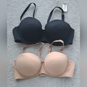 Soma Black and Tan Women's Intimates Set